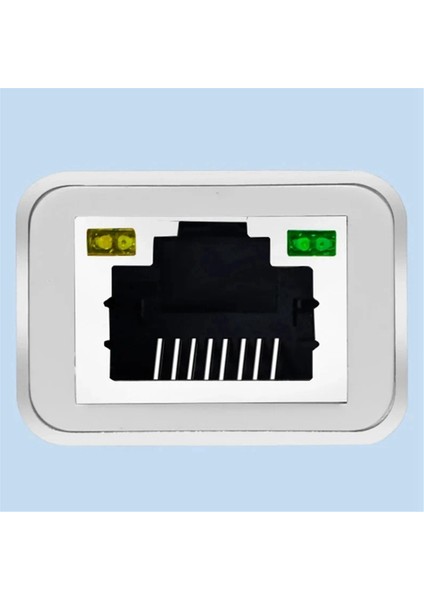 Type-C - Ethernet Adaptörü Type-C - RJ45 Arayüz Dönüştürücü Her Türlü Dizüstü Bilgisayar Için Gümüş (Yurt Dışından)
