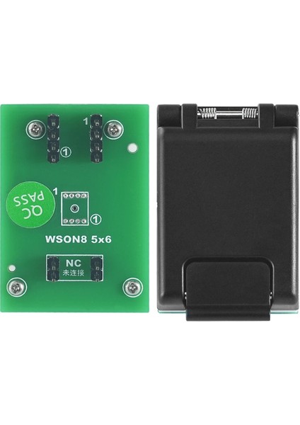 Qfn8 Wson8 Dfn8 5x6/6x8 Ic Soket Evrensel Adaptörü Spı Nand Nor Flash Mlf8 Mlp8 Son8 Için Yüksek Uçlu Yaylı Prob (B) (Yurt Dışından)