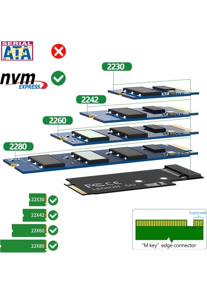 M.2(Ngff) Nvme M-Key SSD Adaptörü Lenovo Legion Go El Tipi Dönüştürme Adaptörü Kartı (Yurt Dışından)