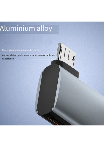 4K Otg Kablo Adaptörü Güç Sağlayan Açı Tasarımlı Mikro Usb'den Usb'ye. Tablet, Tv (Sağ) Için Uygundur (Yurt Dışından)