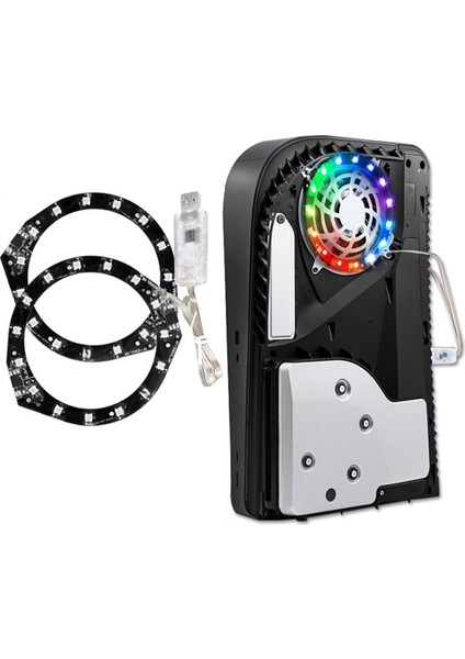 Ps5 Konsol Işık Çubuğu Çıkartmaları Için Uzaktan Kumandalı 8 Renkli Rgb Atmosfer Işığı Ps5 Ana Bilgisayar Işık Şeridi LED Etiketi (Yurt Dışından)