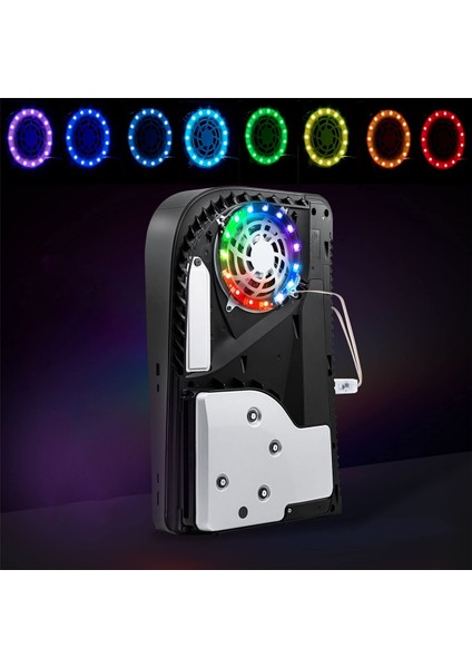Ps5 Konsol Işık Çubuğu Çıkartmaları Için Uzaktan Kumandalı 8 Renkli Rgb Atmosfer Işığı Ps5 Ana Bilgisayar Işık Şeridi LED Etiketi (Yurt Dışından)
