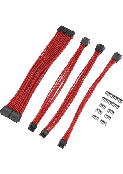 9 Inç Örgülü Uzatma Kablosu Seti Pc Kasası Için Temel Uzatma Kablosu Comb Dahil Atx 24 Pin Pcıe 6+2pin Cpu 4+4pin A (Yurt Dışından) fiyatları