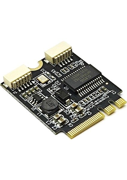 Genişletme Adaptörü Kartı M2 Wıfı Anahtarı A/eto USB Adaptör Kartı Dizüstü Bilgisayar Anakartı Ngff Çift Portlu Usb2.0 Genişletme Kartı A (Yurt Dışından)