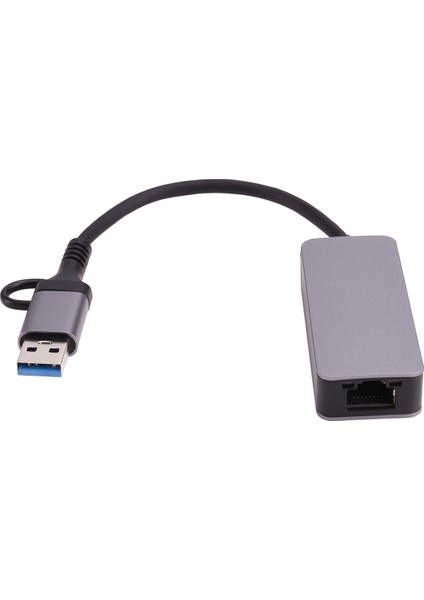 2.5 Gigabit Ethernet Adaptörü Tip-C USB 3.0 - RJ45 Lan 2500MBPS Yüksek Hızlı 2.5g Ağ Kartı Nas Dizüstü Bilgisayar Için (Yurt Dışından)