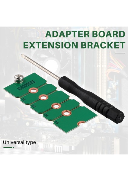 Sabit Disk Adaptör Plakası M.2 Ngff SSD Uzatma Rafı M.2 Nvme Uzatma Plakası 2230 Ila 2242 Braketi 2230 Ila 2280 Adaptörü (Yurt Dışından)