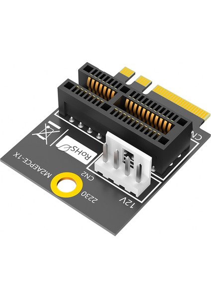 M.2 Ngff Anahtar A/a+E/e - Pcı-E 1x Adaptörü Güç Kablosuyla Pcı Express 1x Dönüştürücü Kartı (Yurt Dışından)