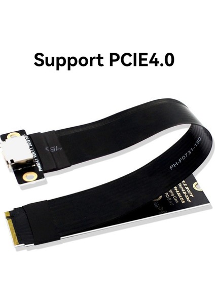 M.2 Nvme Pcıe 4.0 - Oculink SFF-8611 SFF-8612 Dişi Adaptör Kablosu Dizüstü Bilgisayar Harici Grafik Kartı Uzatma Kablosu (Yurt Dışından)