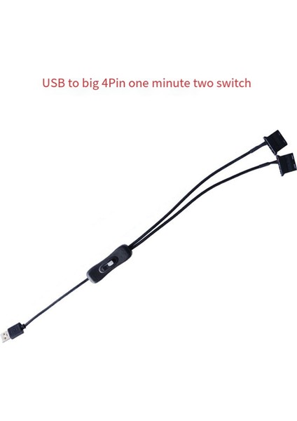 USB 5V'DEN Çift 4pın Molex Fan Adaptör Kablosu ile Anahtar Y Ayırıcı Bilgisayar Kasası Masaüstü Pc Kasa Soğutması (Yurt Dışından) fiyatları