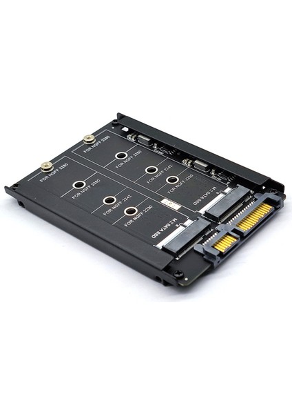 M.2 - Sata Adaptör Kartı, Çift Portlu M.2 Ngff SSD - Sata Arayüz Dönüştürücü, 2230-2280 M2 SSD Boyutları Için (Yurt Dışından)