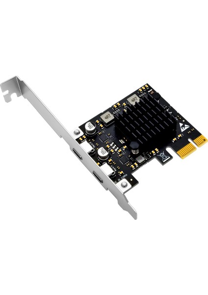 Pcıe - Type-C Pcı Express Pcı-E 1x - Usb3.2 Gen2 Type-C Genişletme Kartı Adaptörü Masaüstü Bilgisayar Için Eklenti Kartı (Yurt Dışından)