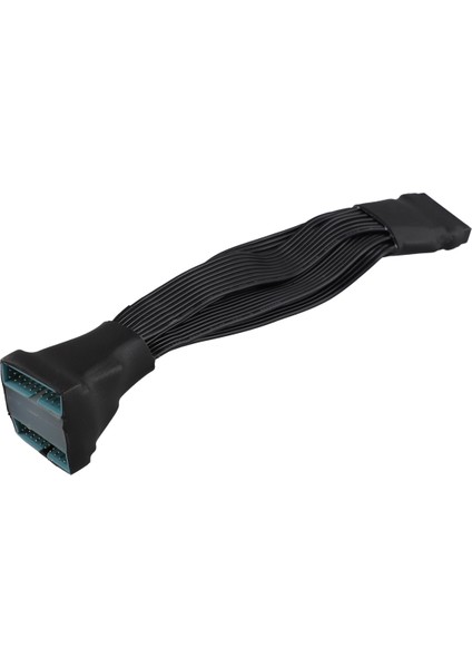 Anakart USB 3.0 Başlık Ayırıcı Uzatma Kablosu USB 3.0 19PIN 20PIN 1 Ila 2 Dahili Uzatma Başlık Adaptör Kablosu (Yurt Dışından)