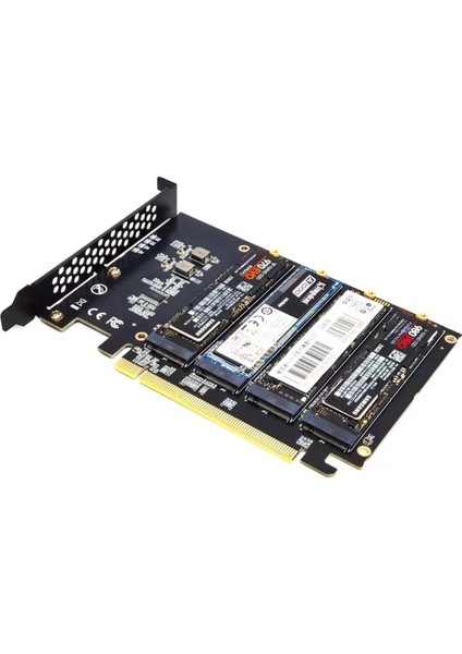 Gelişmiş Pc Performansı Için 2230, 2242, 2260, 2280 Ssd'lerle Uyumlu M.2 Nvme - Pcıe Adaptörü Gen4 X16 Genişletme Kartı (Yurt Dışından)