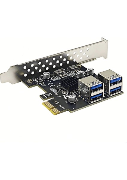 Usb3.2 Gen1 Pcıe Genişletme Kartı 4 Port Usb-A 5gbps Genişletme Kartı Adaptörü Yükseltici Wın7/10/11 Lınux Için (Yurt Dışından) fiyatları