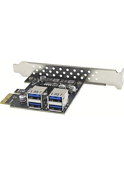 Usb3.2 Gen1 Pcıe Genişletme Kartı 4 Port Usb-A 5gbps Genişletme Kartı Adaptörü Yükseltici Wın7/10/11 Lınux Için (Yurt Dışından) modelleri