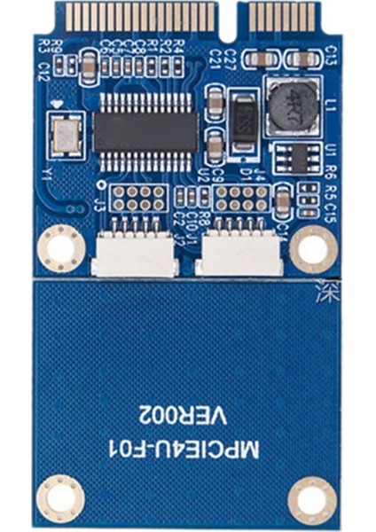Pcı-E Genişletme Kartı Mını Pcı-E - Çift Portlu Usb2.0 Adaptör Kartı Anakart Veya Mını Pcıe Arayüzlü Dizüstü Bilgisayar Için (Yurt Dışından)
