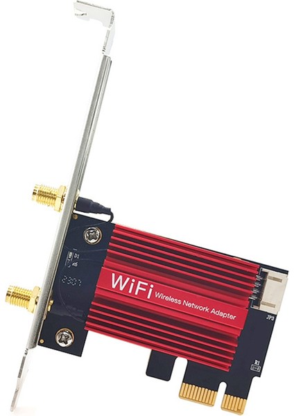 QCNFA765 WIFI6E Wifi Kartı Pcıe Kablosuz Adaptörü 5970M Üçlü Bant 2.4g/5g/6g Bt5.2 802.11AX 8db Anten WIN10/WIN11 Için (Yurt Dışından)