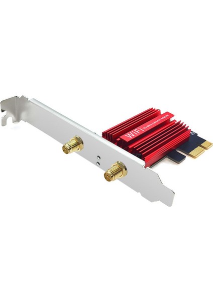 QCNFA765 WIFI6E Wifi Kartı Pcıe Kablosuz Adaptörü 5970M Üçlü Bant 2.4g/5g/6g Bt5.2 802.11AX 8db Anten WIN10/WIN11 Için (Yurt Dışından)