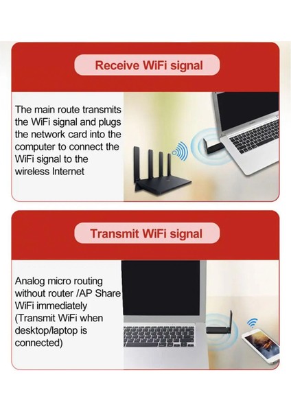 Yeni 1300M Kablosuz Ağ Kartı 5g Gigabit Çift Bantlı Kablosuz Wifi Ağ Kartı Masaüstü Verici Ağ Kartı (Yurt Dışından) fiyatları