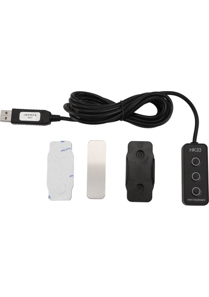 HK31 Klavye Özel Programlanabilir Makro Mini Klavye Oyun Multimedya Için Oyun Tuş Takımı HK33UBM (Yurt Dışından)