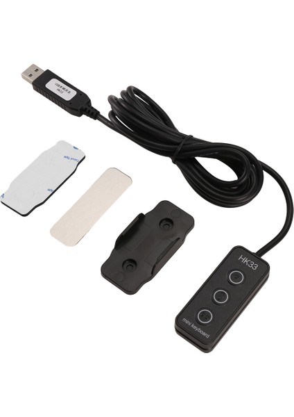 HK31 Klavye Özel Programlanabilir Makro Mini Klavye Oyun Multimedya Için Oyun Tuş Takımı HK33UBM (Yurt Dışından)