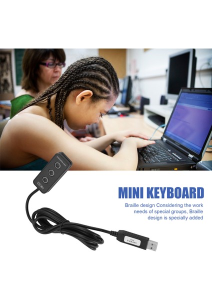 HK31 Klavye Özel Programlanabilir Makro Mini Klavye Oyun Multimedya Için Oyun Tuş Takımı HK33UBM (Yurt Dışından)