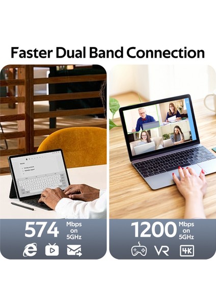 Fenvı AX1800 Kablosuz Ağ Kartı Wifi 6 USB Dongle 1800MBPS Çift Bant 2.4g/5g USB 3.0 Wıfı Adaptörü Dizüstü Masaüstü Için (Yurt Dışından)