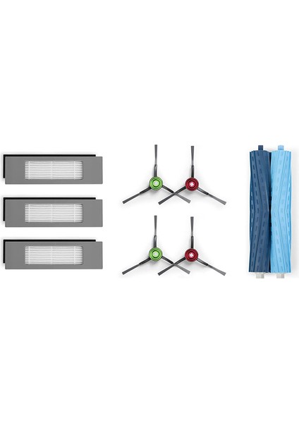 Ecovacs Deebot T9 Aıvı / T9 Aıvı+ Aksesuarları Yedek Parçalar Elektrikli Süpürge Yedek Fırça Filtresi (Yurt Dışından)