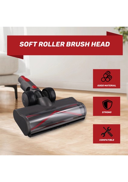 Dreame Mova K30 / X40 Kablosuz Elektrikli Süpürgeler Için Yumuşak Silindir Fırça Başlığı LED Farlı Parke Zemin Aparatı (Yurt Dışından) fırsatları