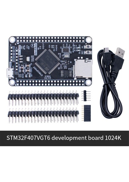 STM32F407VGT6 Geliştirme Kartı STM32 Sistem Çekirdek Kartı F407 USB Kablolu Tek Çipli Öğrenme Kartı (Yurt Dışından)