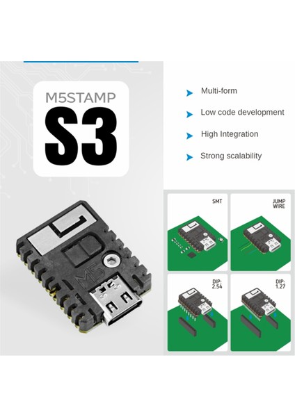 M5STAMP ESP32S3 Modülü Stamps3 Gömülü Ana Kontrol Çekirdek Modülü ESP32-S3FN8 Çip ESP32S3 Geliştirme Kartı (Yurt Dışından) modelleri