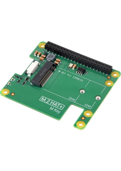 Raspberry Pi 5 Pcıe'den M.2 Hat+ Nvme SSD Genişletme Kartı Gen2 Gen3 2230 2242 Nvme M.2 SSD Için (Yurt Dışından)