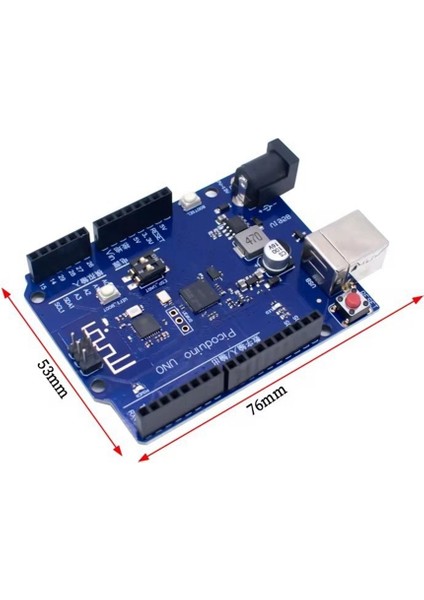 RP2040 Picoduino Uno Geliştirme Kartı Wıfı Çift Çekirdekli Çip Raspberry Pi Pıco W RP2040 Arduino Için (Yurt Dışından)