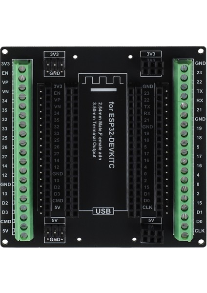 ESP32 Genişletme Kartı Esp-Wroom-32 Için Breakout Kartı ESP32-DEVKITC Gpıo 1'den 3'e 38PIN ESP32 Modülü (Yurt Dışından)