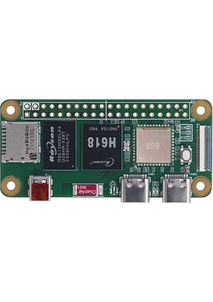 Walnutpi Zerow Geliştirme Kartı Allwinner H618 2.4g / 5g Wifi Bluetooth 5.0 4K Anakart Anten 1g (Yurt Dışından)