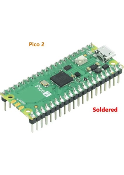 Raspberry Pi Pico 2 Geliştirme Kartı RP2350 Pico2 Arm CORTEX-M33 ve Rısc-V Hazard3 520KBYTE 4mbyte Qspı Flash Için (Yurt Dışından)