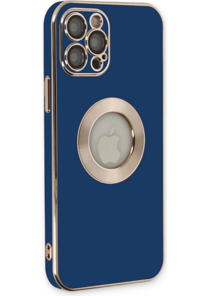 Iphone 12 Pro Kılıf Store Silikon - Mavi Bstmy
