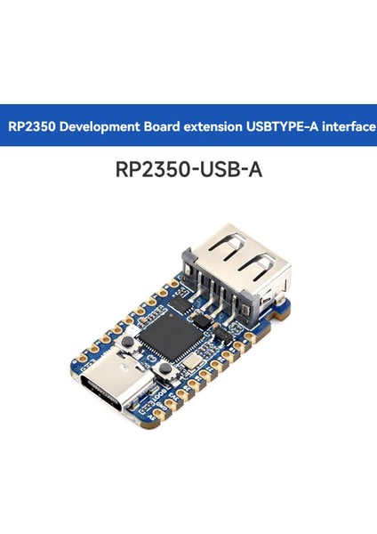 Raspberry Pi RP2350A USB Mini Geliştirme Kartı Için Waveshare Çift Çekirdekli Çift Mimarili Işlemci 150MHZ Frekans (Yurt Dışından)