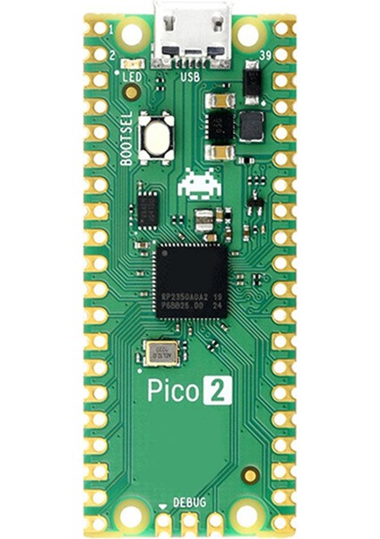Raspberry Pi Pico 2 Geliştirme Kartı RP2350 Mikrodenetleyici Arm CORTEX-M33 Hazard3 Rısc-V 520KB 4mb Anakart (Yurt Dışından)
