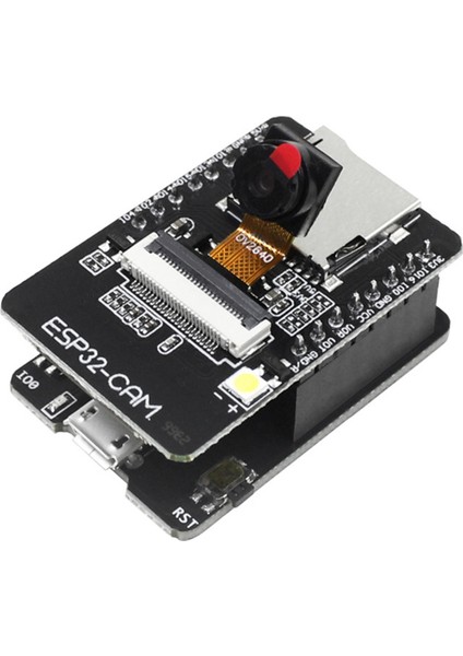 ESP32-CAM Geliştirme Kartı Wifi Modülü + OV2640 Kamera + Taban ESP32 Wıfı Bluetooth Iot Anakart Çift Çekirdekli 32 Bit Cpu (Yurt Dışından)