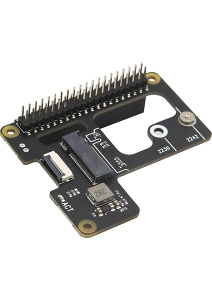 X1000 M.2 Nvme SSD Shield Pcıe Çevre Birimi Kartı Raspberry Pi 5 ile Uyumlu (Yurt Dışından)