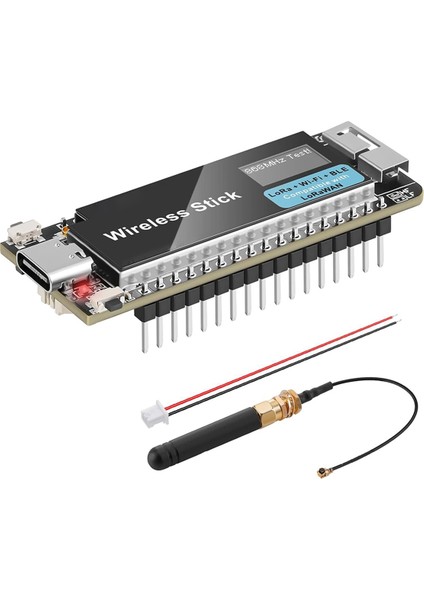 ESP32-S3 Kablosuz Geliştirme Kartı Lora Wıfı Bluetooth SX1262 Lorawan Ble Hızlı Tip-C Bağlantısı 433-510MHZ (Yurt Dışından)