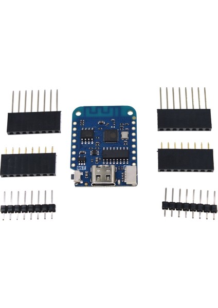 D1 Mini V4.0.0 - Wemos Wıfı Nesnelerin Interneti Kartı Tabanlı ESP8266 4mb Micropython Nodemcu Arduino ile Uyumlu (Yurt Dışından)