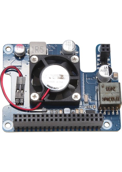 Raspberry Pi 5 Için Poe Hat 802.3AF/AT Genişletme Kartı Soğutma Fanı Ile, Raspberry Pi 5 Için (Yurt Dışından)