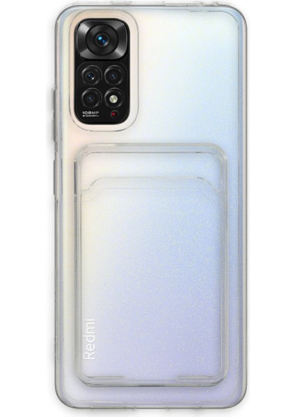 Xiaomi Redmi Note 11 Pro Kılıf Kart Şeffaf Silikon - Şeffaf Bstmy