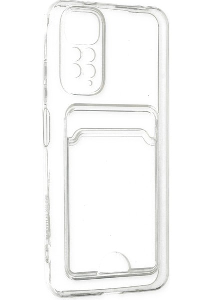Xiaomi Redmi Note 11 Pro Kılıf Kart Şeffaf Silikon - Şeffaf Bstmy
