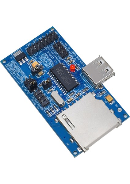 Ic USB Geliştirme Kartı Değerlendirme Kartı Modülü CH376 CH376S Sd Kart Kristal Osilatör Seri Port Arduino Için (Yurt Dışından)
