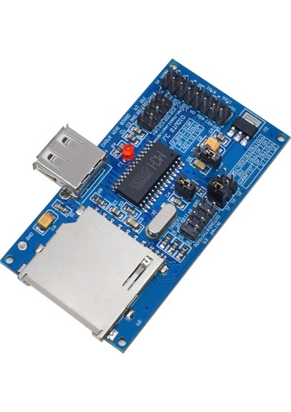 Ic USB Geliştirme Kartı Değerlendirme Kartı Modülü CH376 CH376S Sd Kart Kristal Osilatör Seri Port Arduino Için (Yurt Dışından)