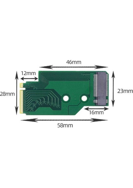 2242 Ila 2280 SSD Genişletme Yüksek Kapasiteli Kart Nvme M-Key Ngff M.2 Pcıe 4.0 Altın Parmak Adaptörü Lenovo Legion Go Için (Yurt Dışından)