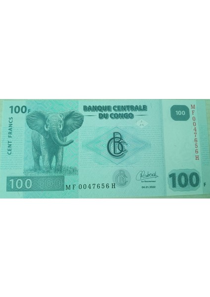 Congo 100 Francs Çil